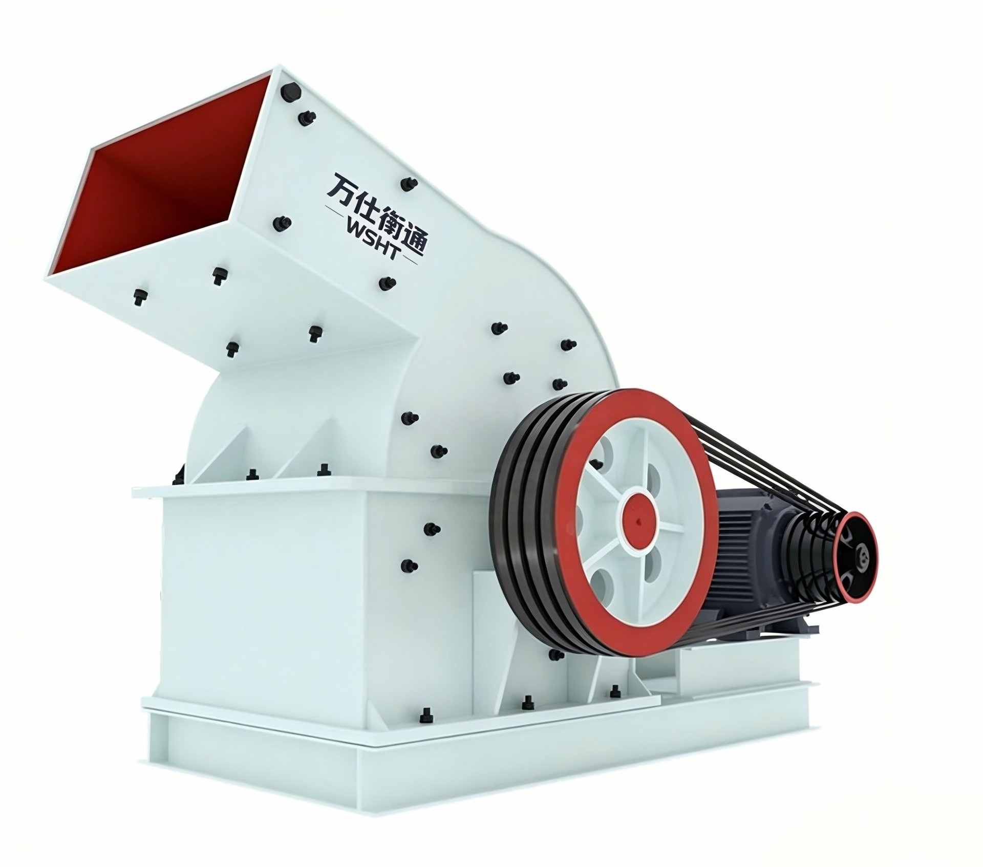 Moinho de Martelo Portátil para Trituração de Pedra, Rocha, Pedra Calcria, Carvão e Resíduos de Construção WSHT Crusher de Martelo Máquina de Trituração de Pedra e Rocha /⟦SEP⟧