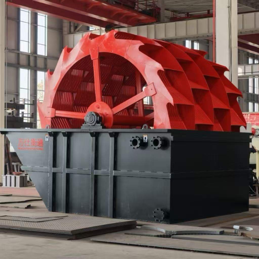 WSHT Wheel Type Sand Washer Máquina de Lavagem de Areia de Mineração Equipamento de Limpeza de Pedra Britada