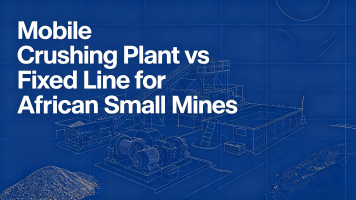 Planta de britagem móvel vs linha fixa para minas pequenas na África