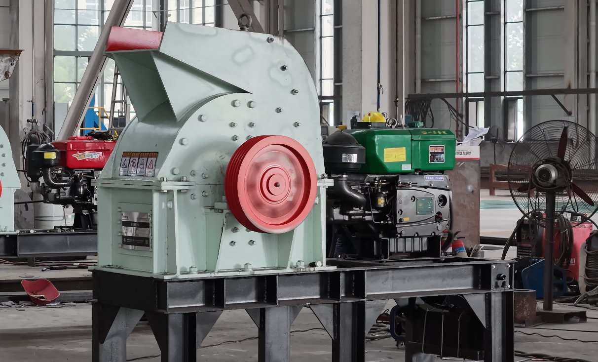 WSHT Máquina Portátil de Quebra de Pedra a Diesel Pequena para Britagem de Resíduos de Construção e Mineração de Minerais