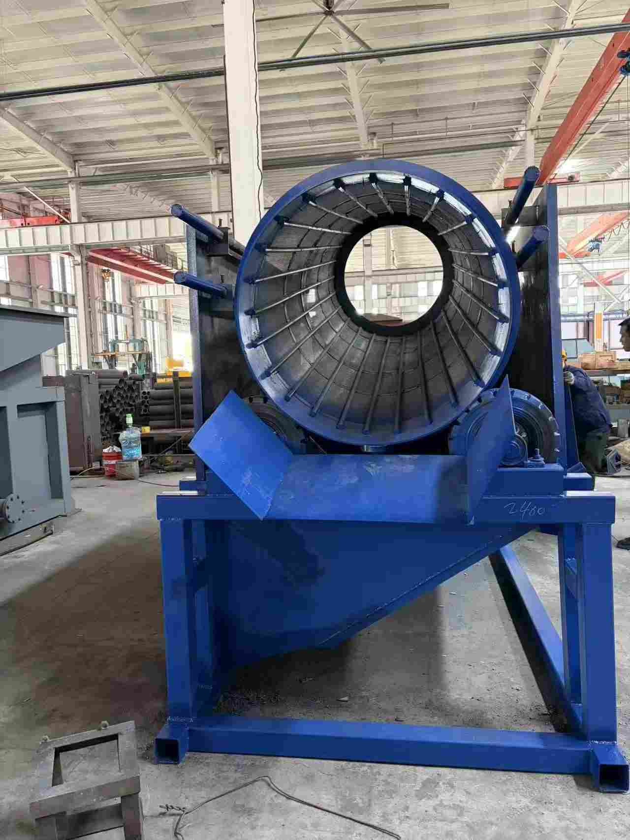 Equipamento de Mineração de Ouro com Tela Trommel Rotativa