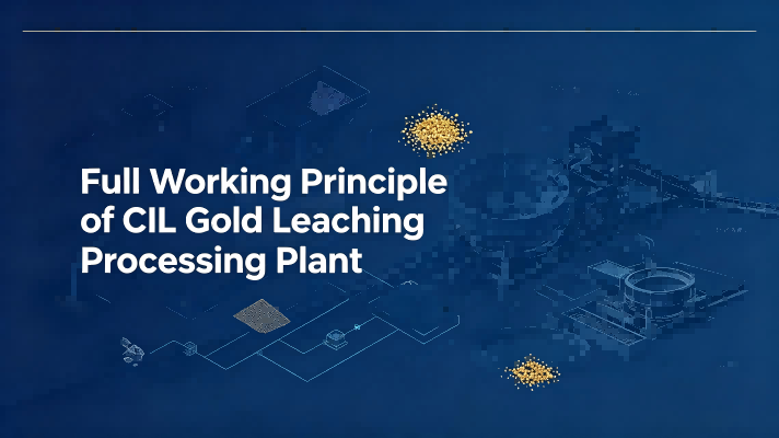 Princípio de Funcionamento Completo da Planta de Processamento de Extração de Ouro por CIL