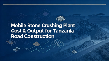 Custo e Produção da Planta de Trituração de Pedra Móvel para Construção de Estradas em Tanzânia