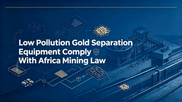 Equipamento de Separação de Ouro de Baixa Poluição Conforme à Lei Mineira da África