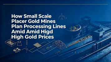 Como as minas de ouro de pequena escala de beneficiamento planejam linhas de processamento diante dos altos preços do ouro