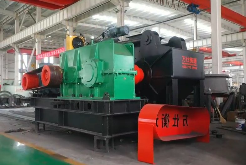 Máquina de produção de areia WSHT de grande hidráulica de dois rolos de rolo - Equipamento de trituração fina de pedra de alta produção