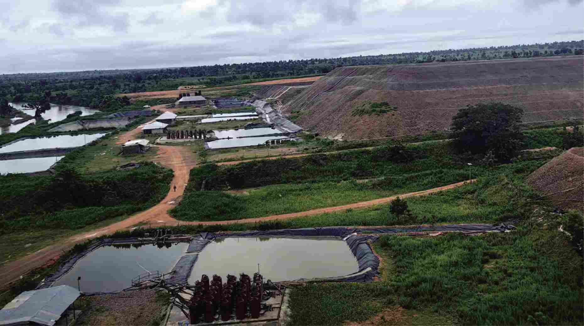 Vietnam, Cidade do Hồ Chí Minh, projeto de hidrometalurgia e lagoa de rejeitos