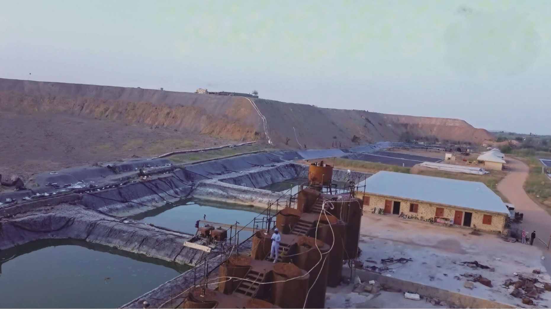 Nigéria, Estado de Kaduna, planta de CIL de ouro