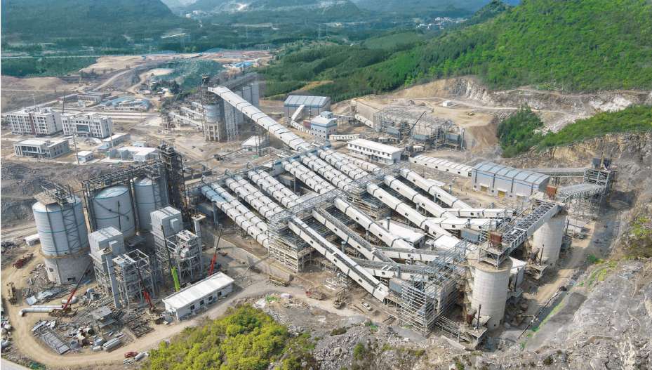 Projeto Daming Mining Materiais de Construção Verdes, Guangxi, China